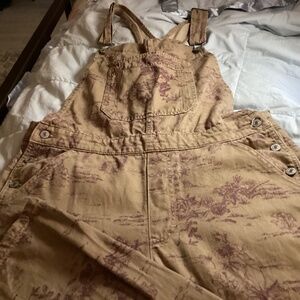 Free People overalls with flower print